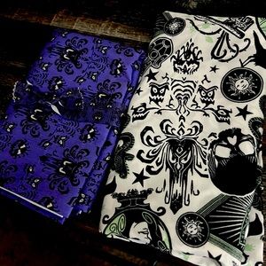 Haunted Mansion Madame Leota Scarf and Wallpaper Fabric